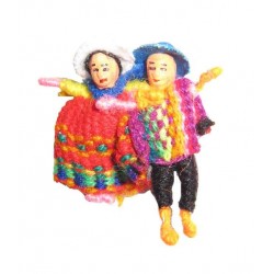 Broche figurines boliviennes